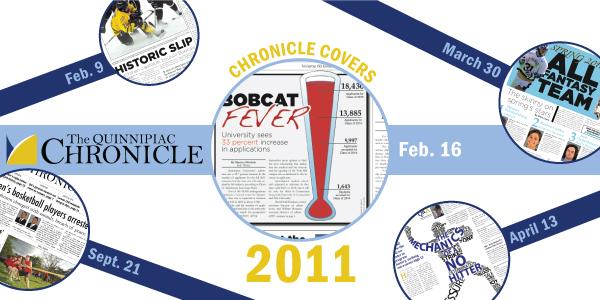 Chronicle covers of 2011 Using the 27 covers of the Chronicle’s print editions in 2011, we look back on the year that was. This gallery features all of the front and back pages from 2011. --Compiled by Samantha Epstein, Joe Addonizio and Tim O’Donnell