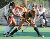 Boston College 2, Quinnipiac 0Quinnipiac's Jess Rusin passes the ball in Friday's game vs. Boston College.