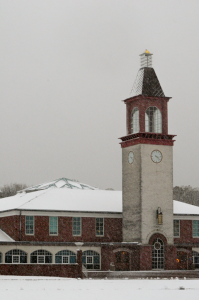 Clock Tower in the snow