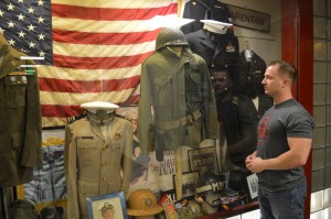 Junior student veteran Christopher Bolduc has been in the Marines for six years
