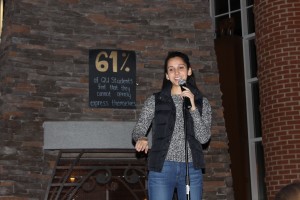 SGA Vice President for Student Experience headed Wednesday's event.