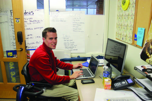 Junior Joey Mullaney was elected student body president last week. He currently serves as vice president for public relations.
