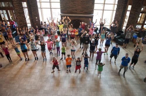 on the second day of Camp No Limits Friday, July 8, 2016, at the Rocky Top Student Center on Quinnipiac University's York Hill Campus.